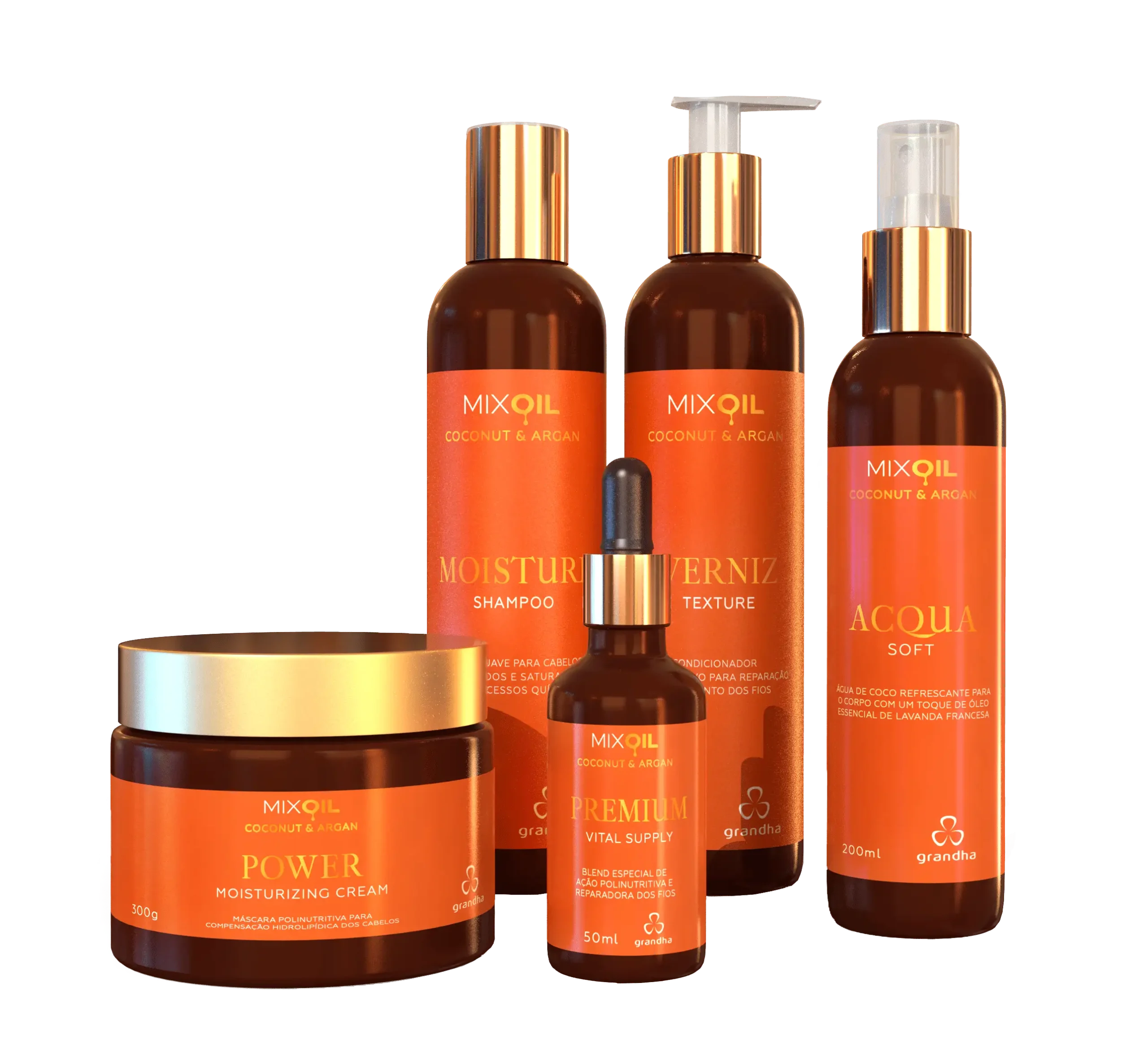 Kit Mix Oil Coconut & Argan