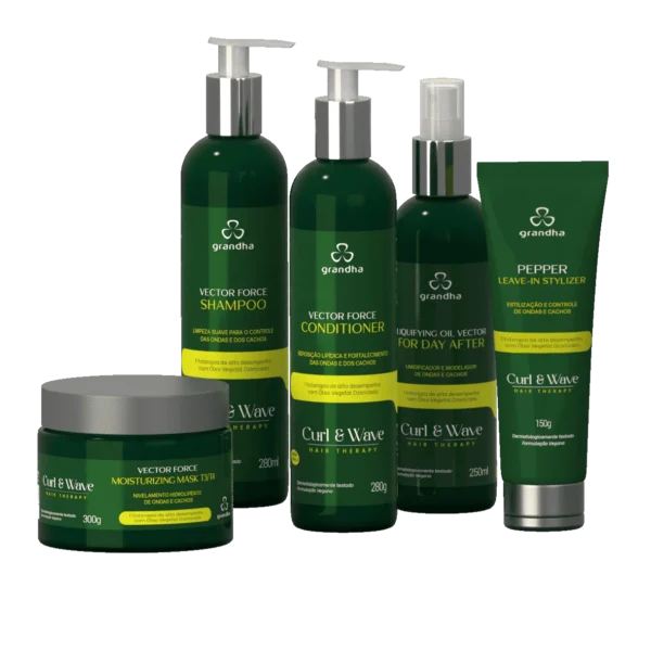 Kit Curl & Wave Vector Force Hair Therapy
